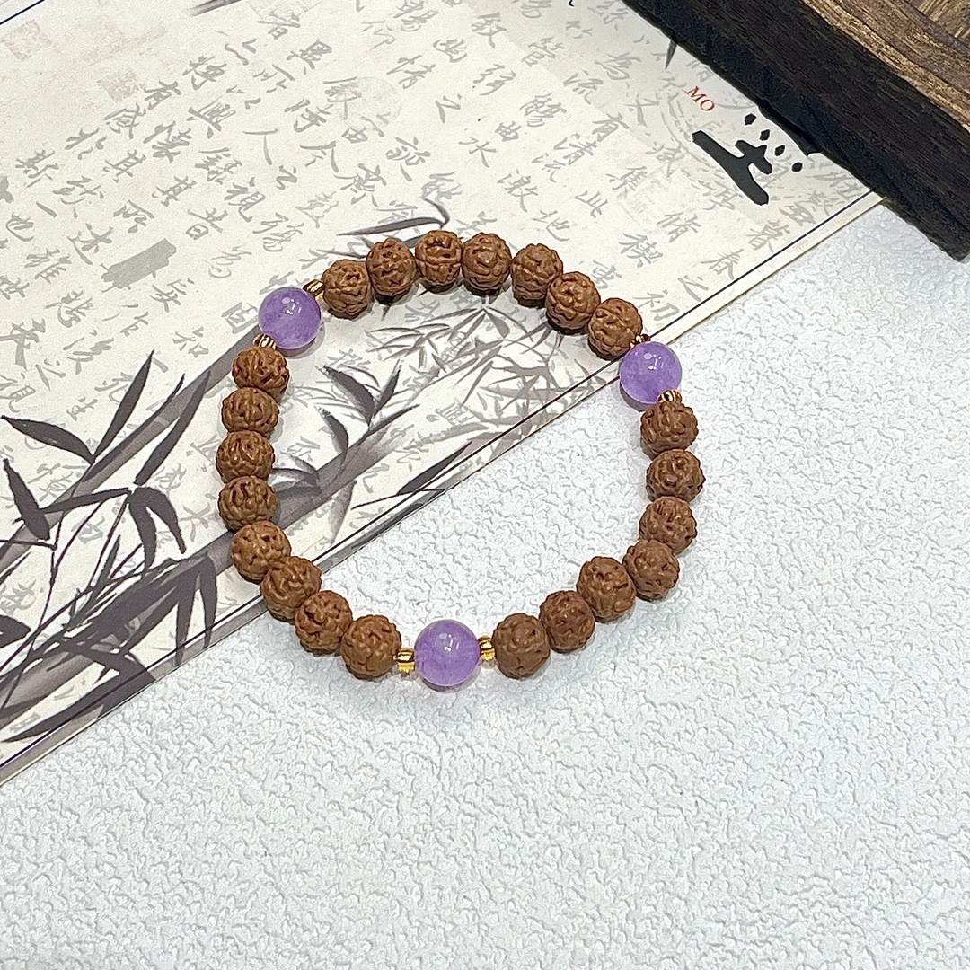 小金刚五瓣蛤蟆背姜也手串7mm   D-A344070