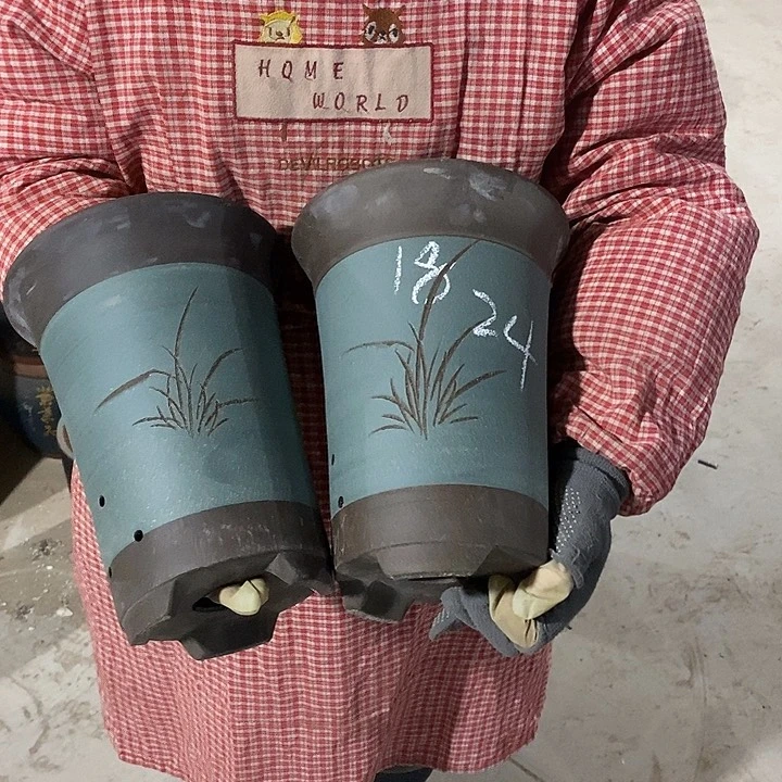 紫砂花盆紫砂花盆