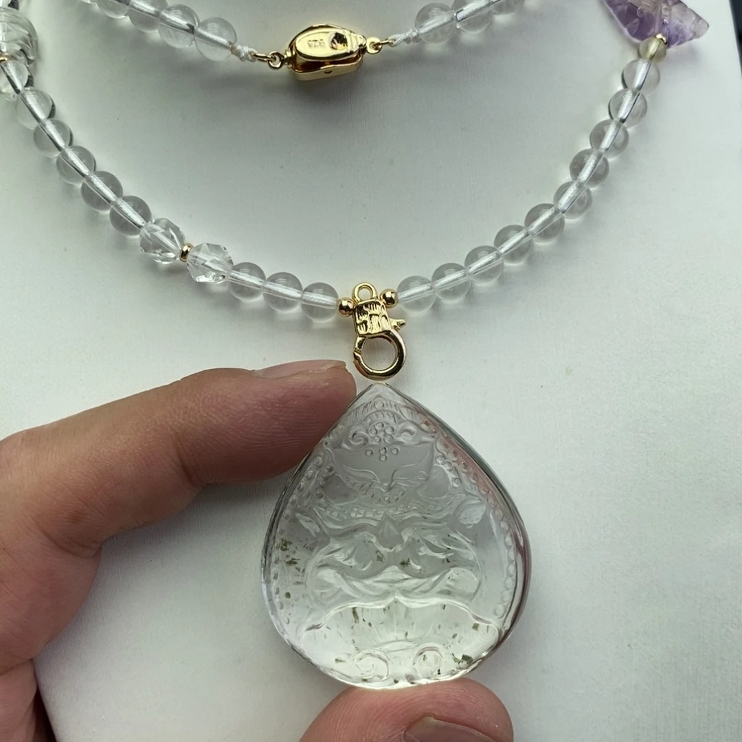 颈饰水晶未镶嵌吊坠