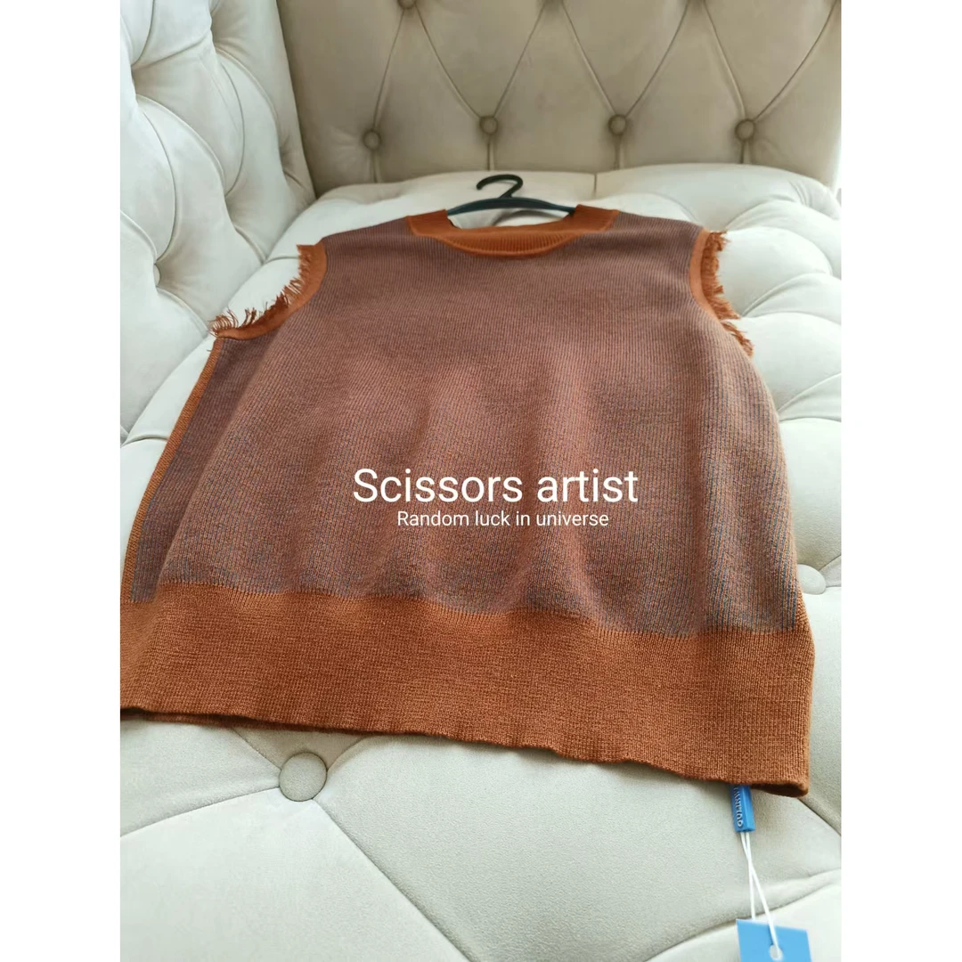 【Scissors artist】高端设计师走秀女装背心2704