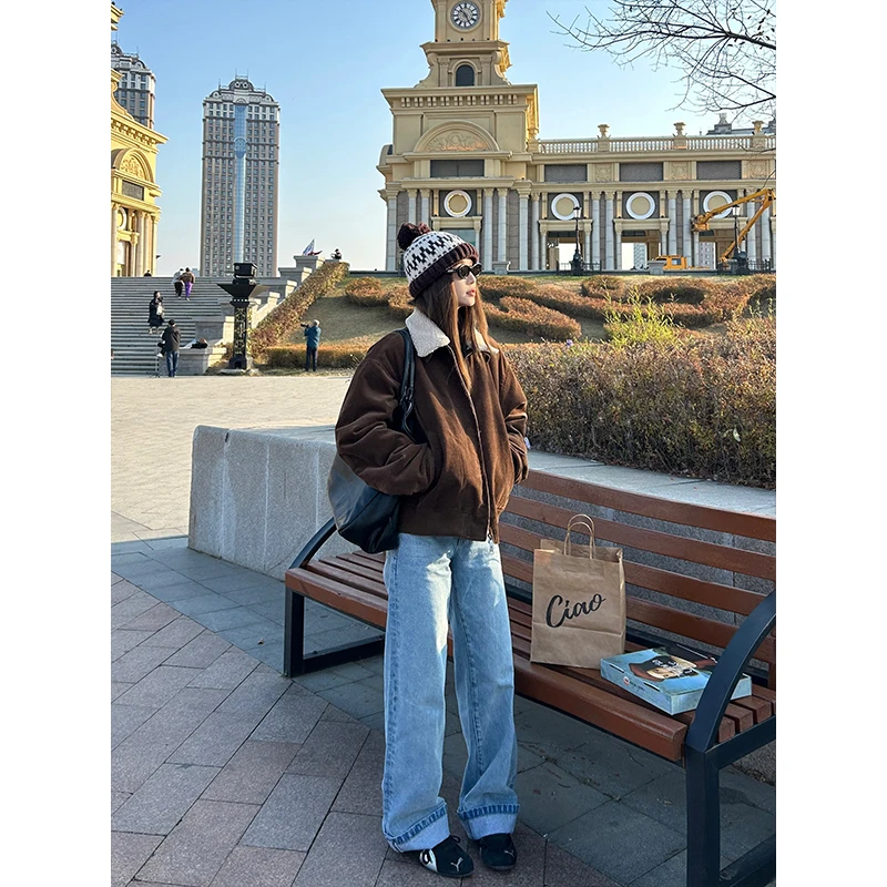 DYANGJUN  赤耳原牛直筒牛仔裤