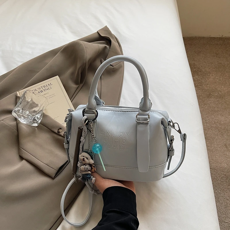 波士顿包包奶呼呼温柔包包女大容量夏季新款单肩包手拎包小众简约