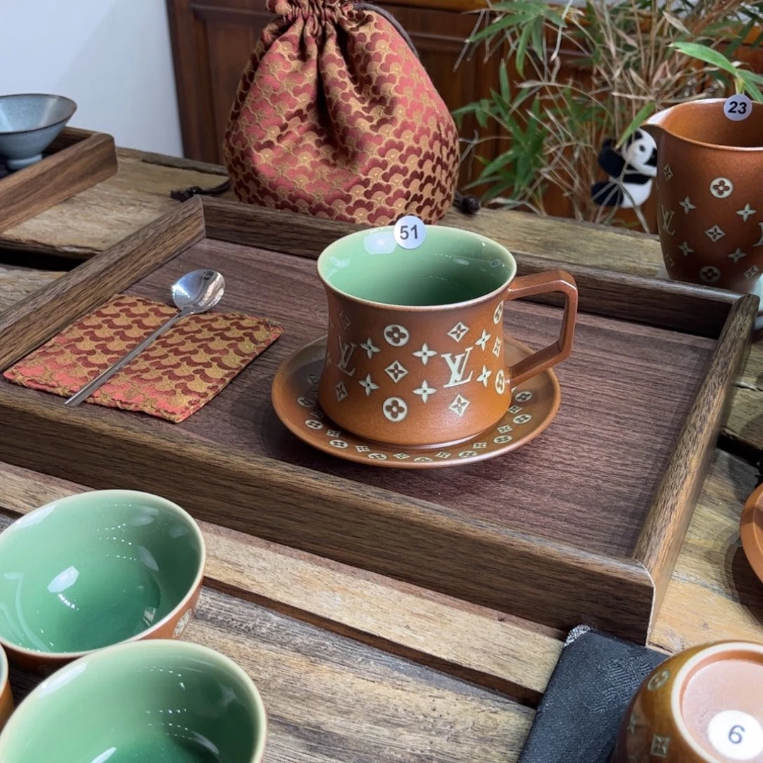 C***°草木灰老花咖啡杯