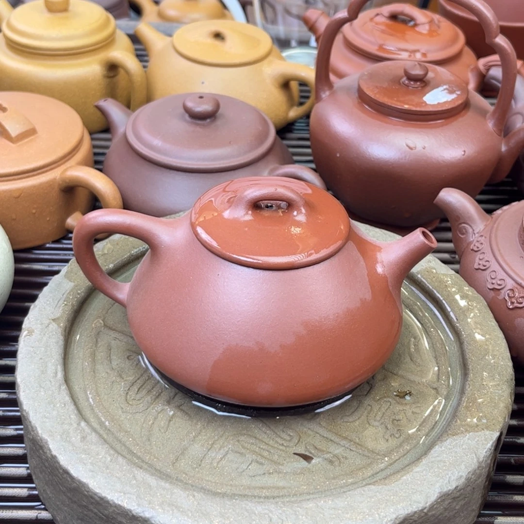 紫砂茶壶清水泥180c 子冶石瓢