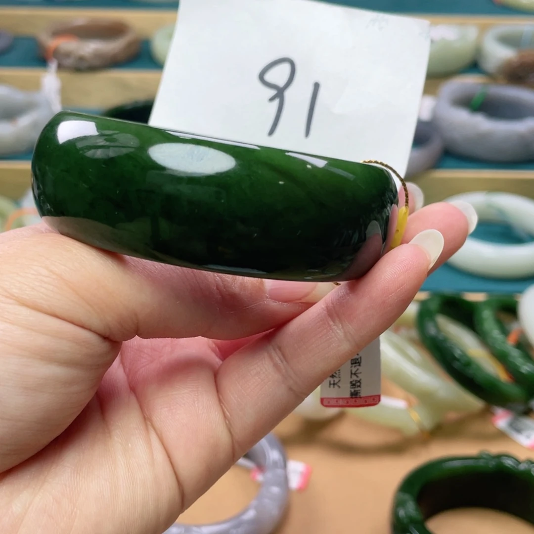 未镶嵌手镯和田玉圈口60