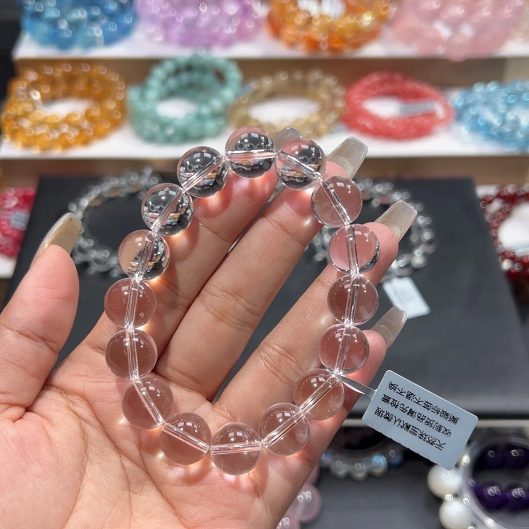 *****水晶未镶嵌手串白水晶13mm