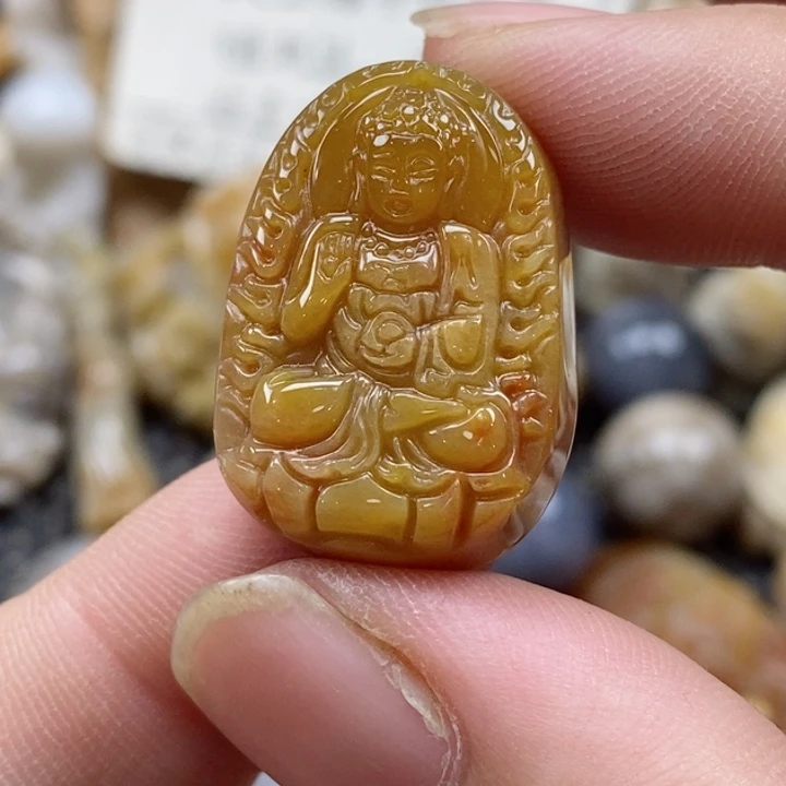 颈饰未镶嵌硅化珊瑚（珊瑚玉）小