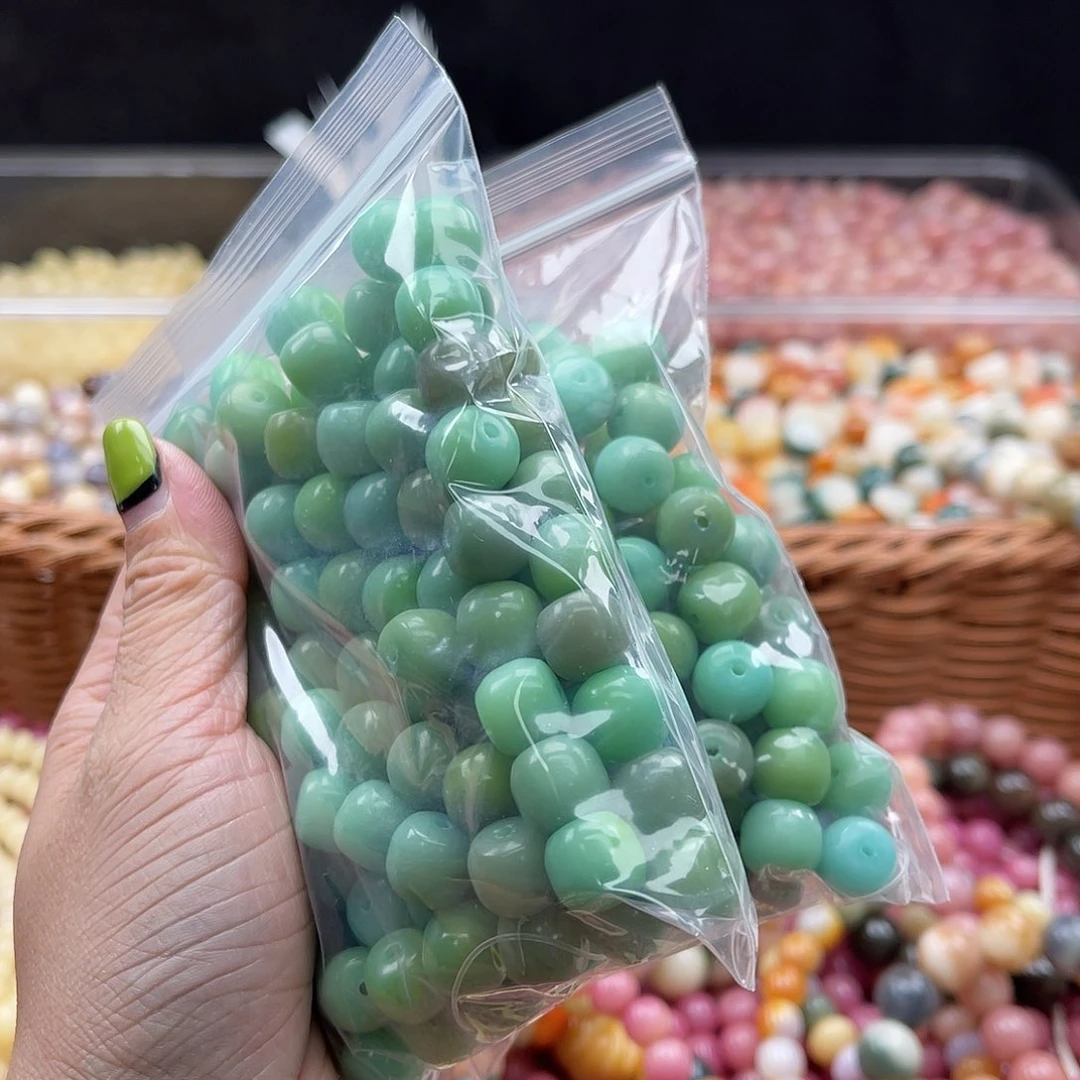 白玉菩提吊坠K/10mm/100颗锅底不售后