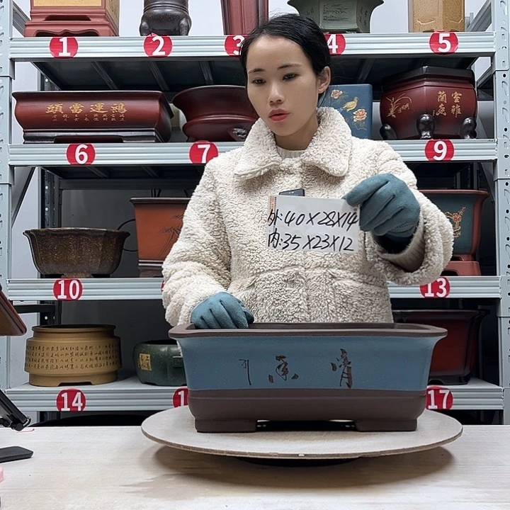 紫砂花盆紫砂花盆