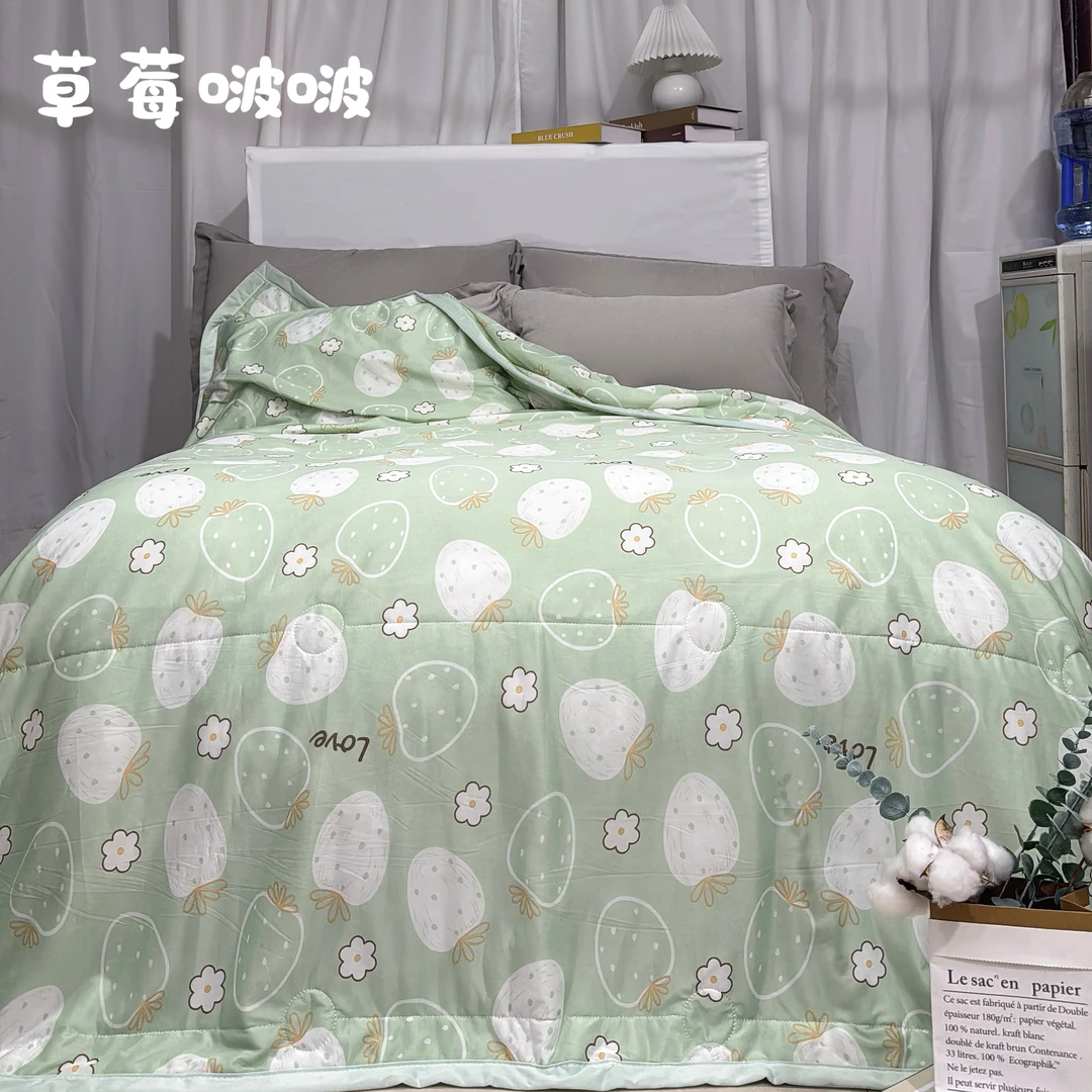 福利 简约风夏凉被2斤以下薄被床盖幼儿凉感