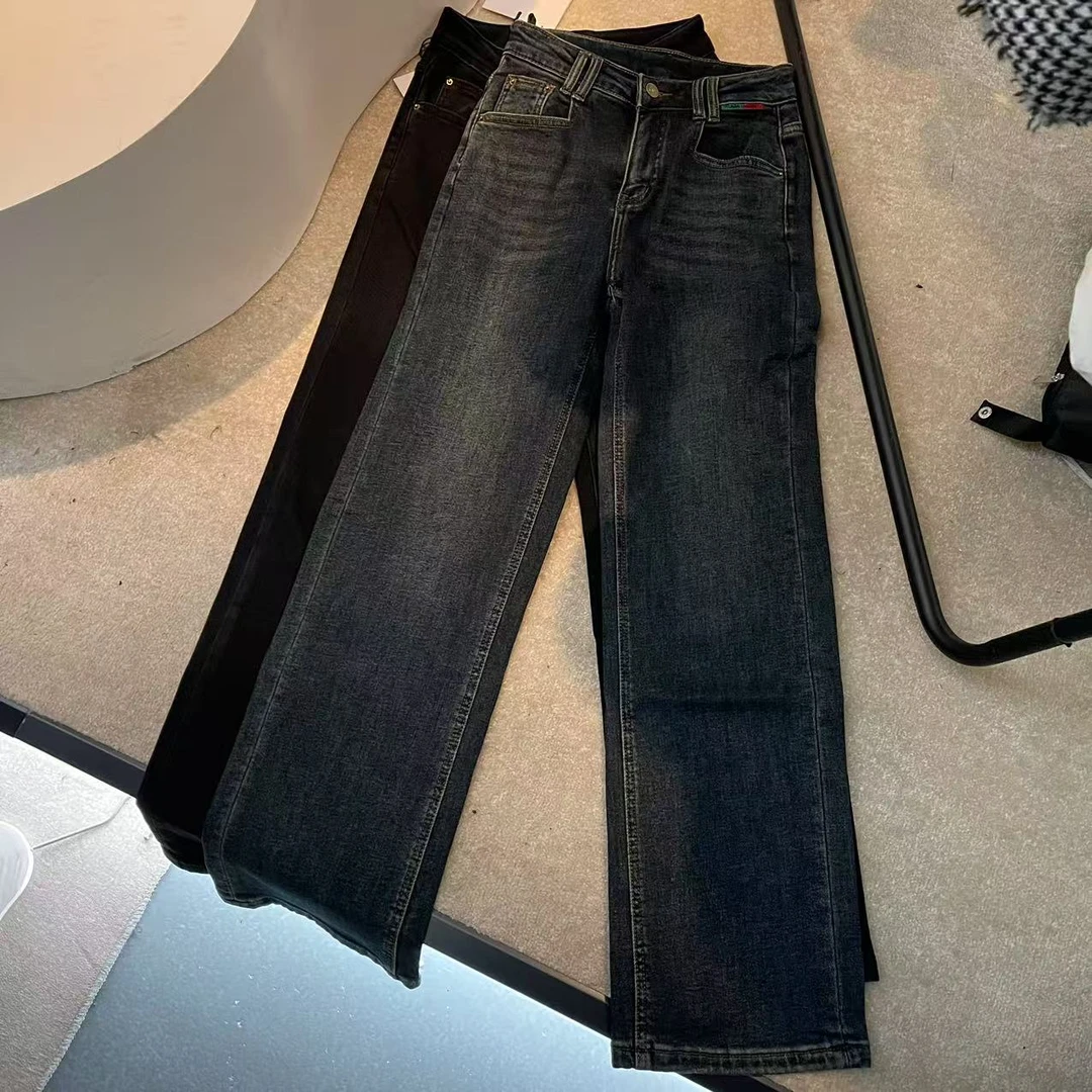 《姚家优麦汇》KH78032春夏款水洗牛仔裤显瘦百搭新款裤子