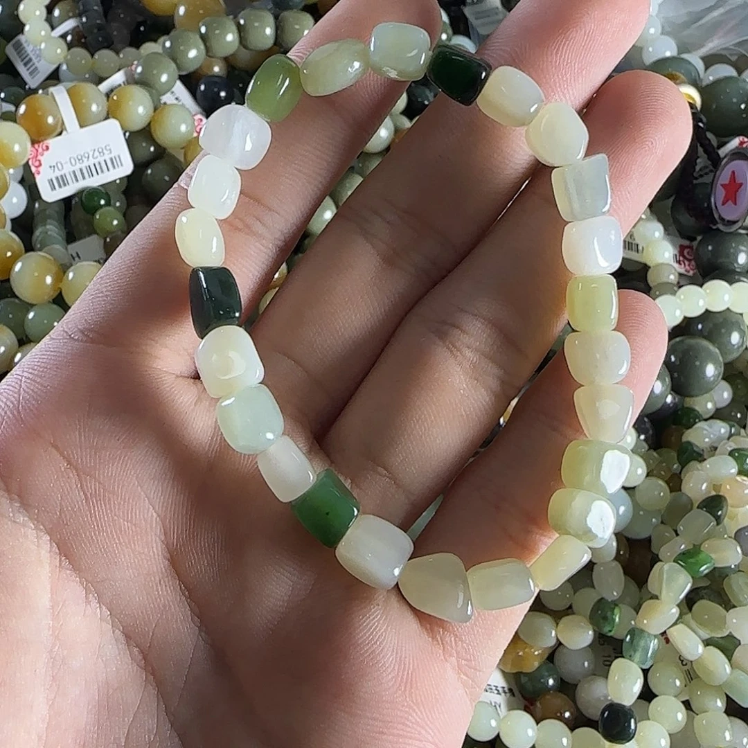 和田玉手链未镶嵌237