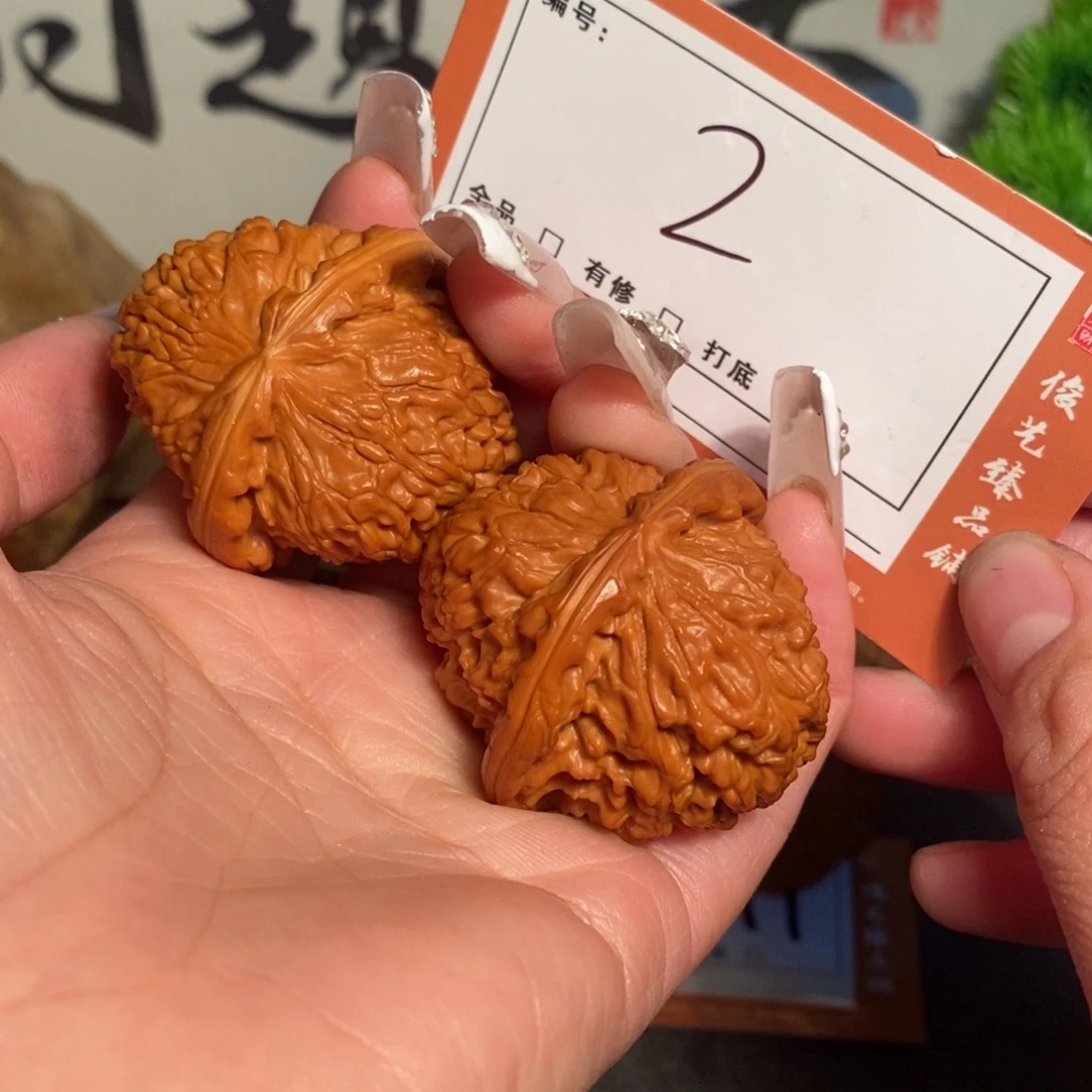 吊坠文玩核桃42白狮子2