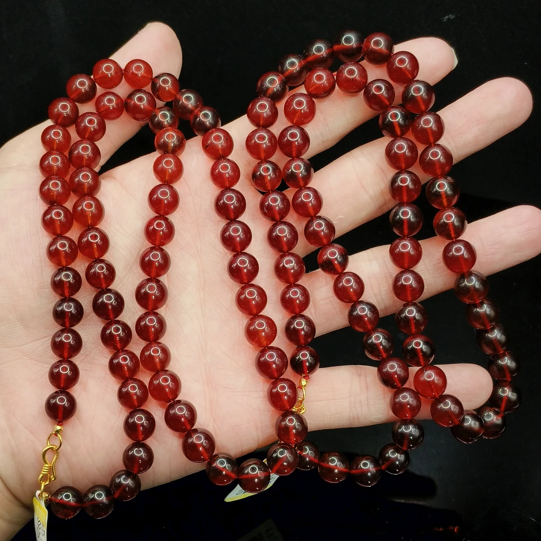 【李想精选】琥珀公主链D15【多样性发其一】约8mm