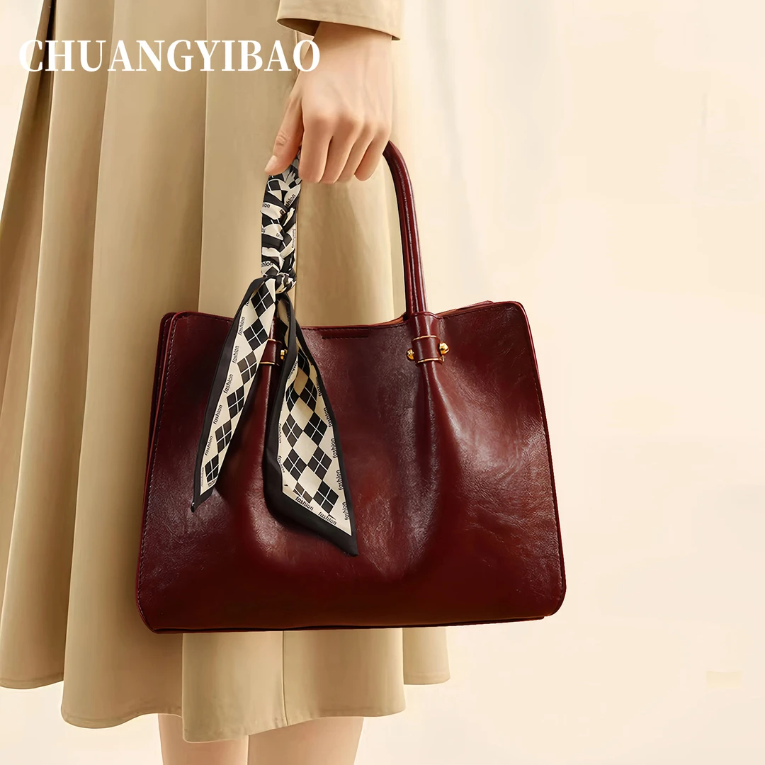 妈妈包包款大气结婚包2025新款时尚红色手提包日常可用送母亲礼物