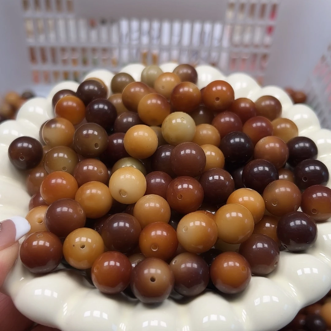 手串菩提根/象牙果微瑕卡13/14非料虎破圆200颗