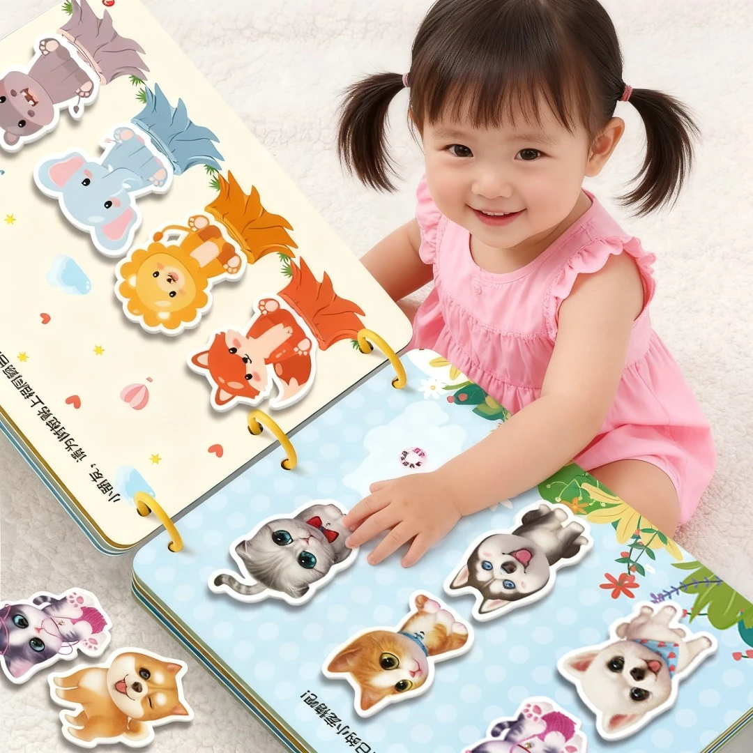 安静书手撕书撕撕书早教魔术贴宝宝幼儿园儿童幼童益智启蒙玩具