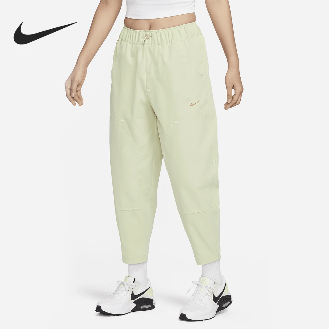 Nike/耐克正品Sportswear 女士梭织运动宽松长裤HF6174-371