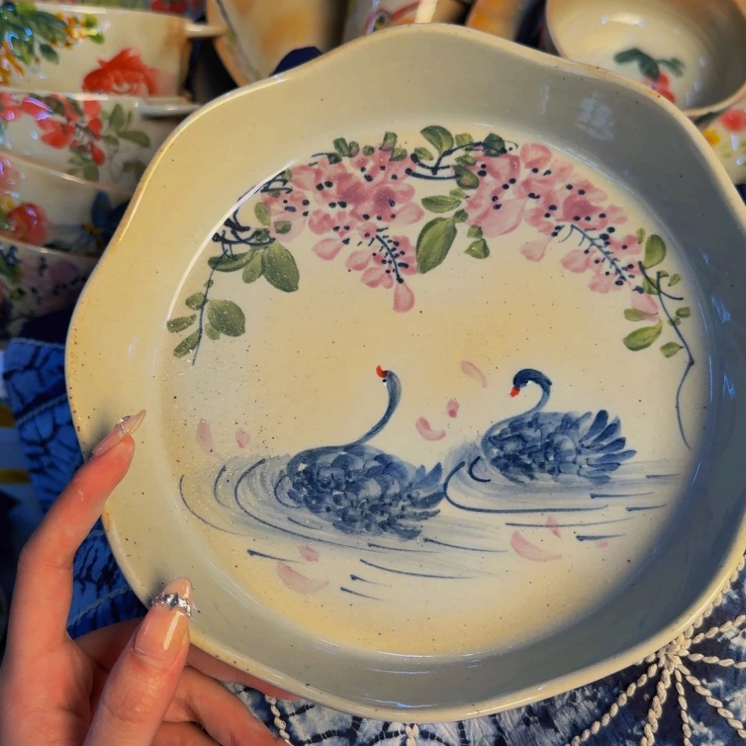 瓷片景德镇陶瓷手工手绘