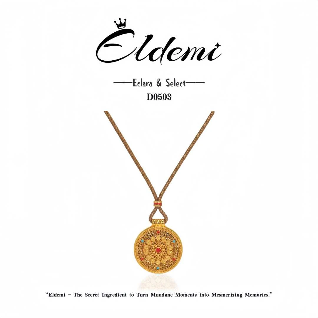 镀K金★D0503【八宝罗盘】Eldemi·设计款国潮项链
