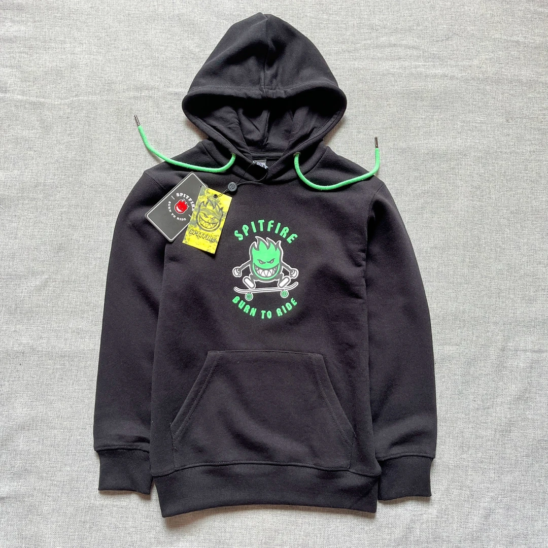 MTWS加绒童装小火人秋冬毛圈卫衣儿童连帽毛圈卫衣