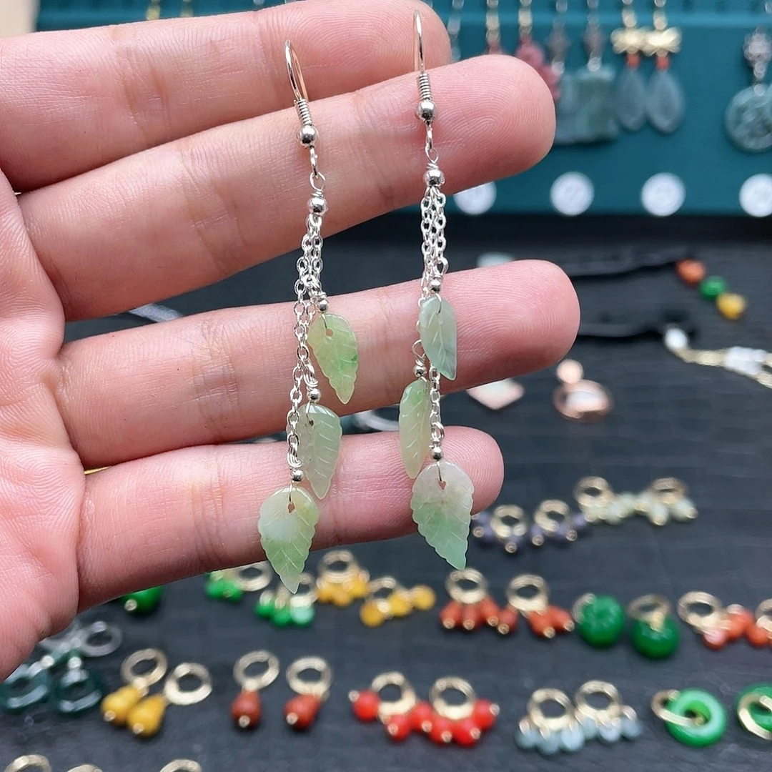 未镶嵌翡翠耳饰0078