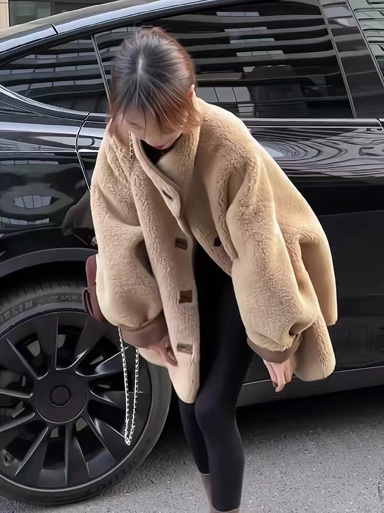 请叫我大韩 WT553韩系毛毛外套