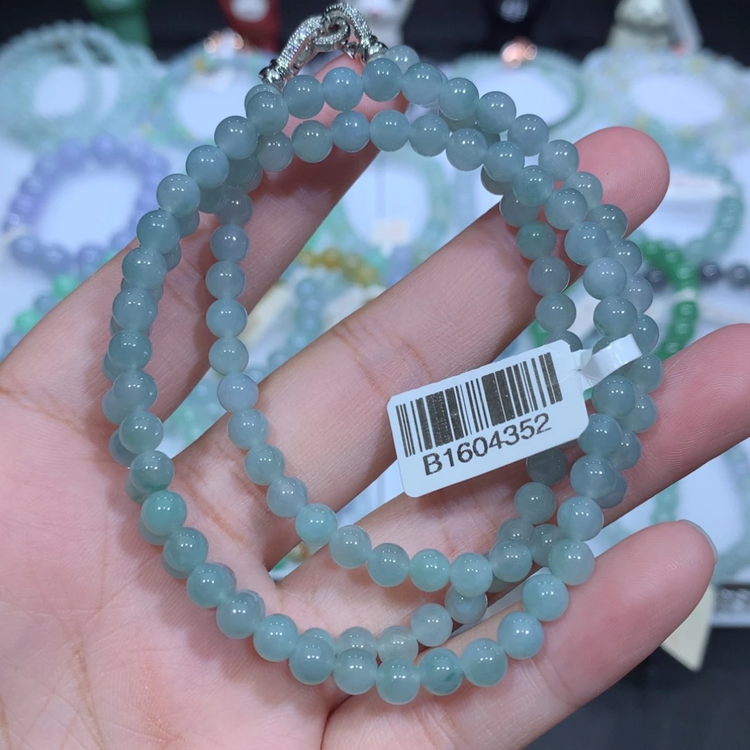 翡翠未镶嵌手串天然