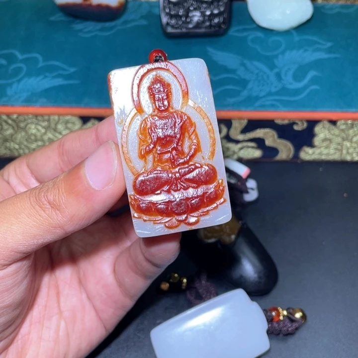 和田玉未镶嵌颈饰J