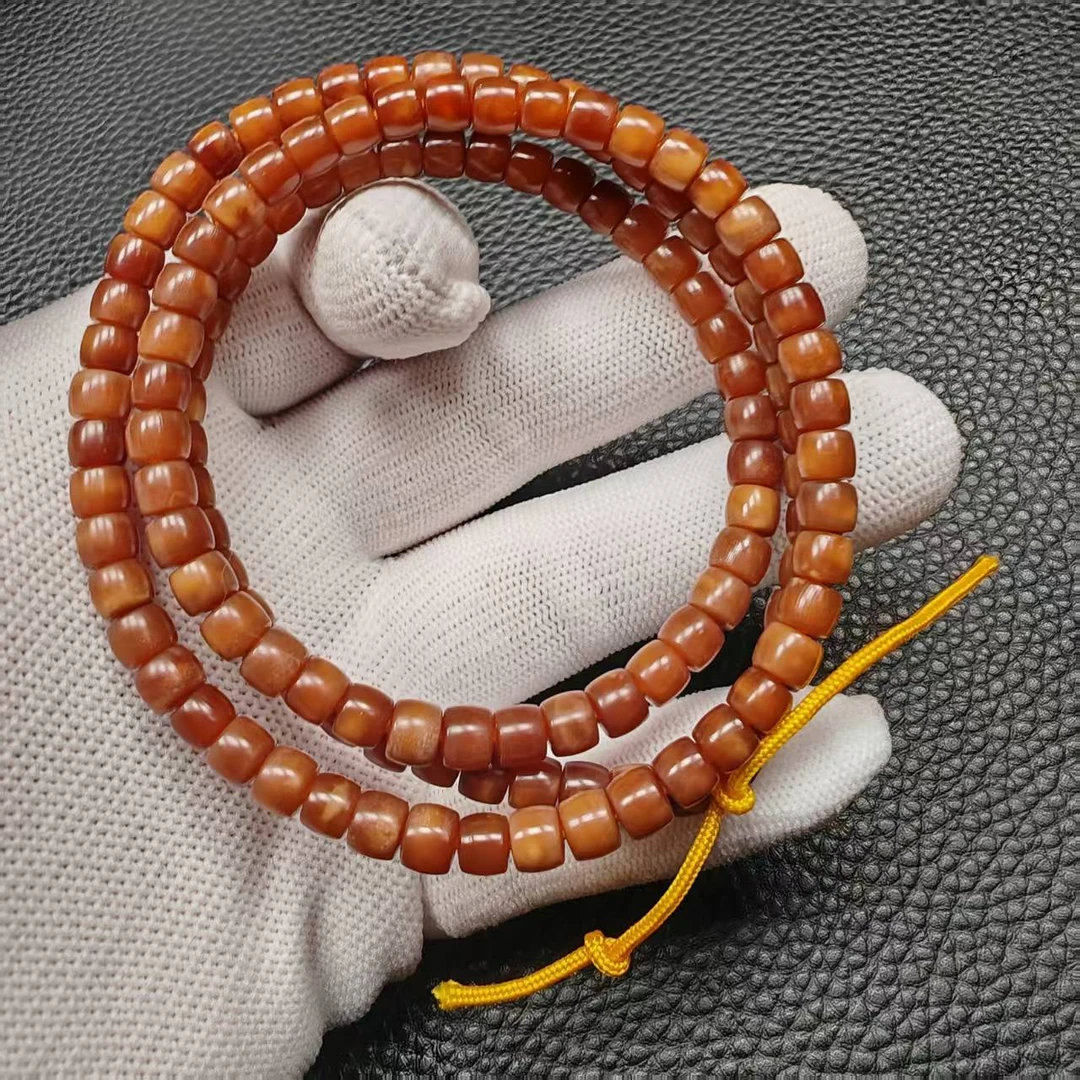 尺寸6mm左右龙脊菩提老料直切多圈一条《小鱼文玩》