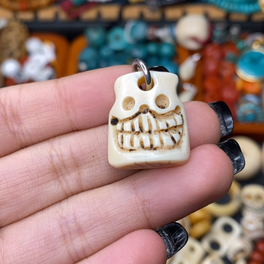 铜藏传文玩高白阿呆