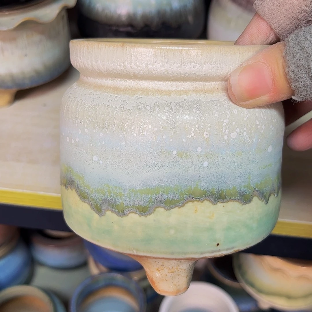 摆件沙****猫景德镇陶瓷手工制作