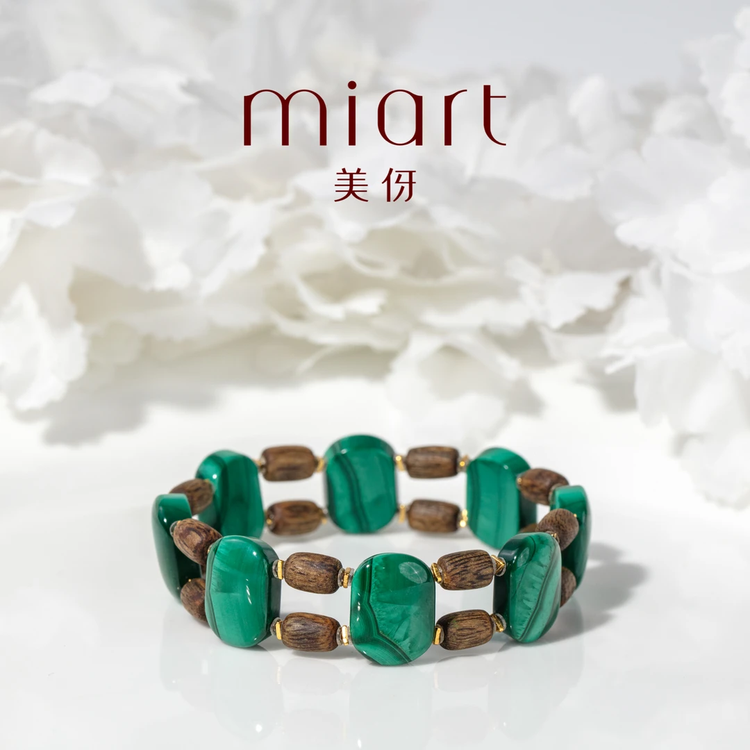 沉香【九姐爱喝茶】美伢文玩·【云锦】5*7mm沉香手串CX103