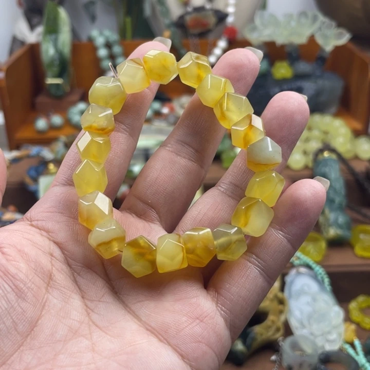 蛇纹石玉未镶嵌手串