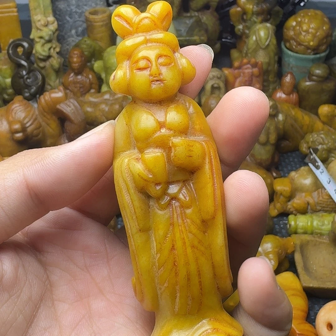 白玉菩提吊坠。。。