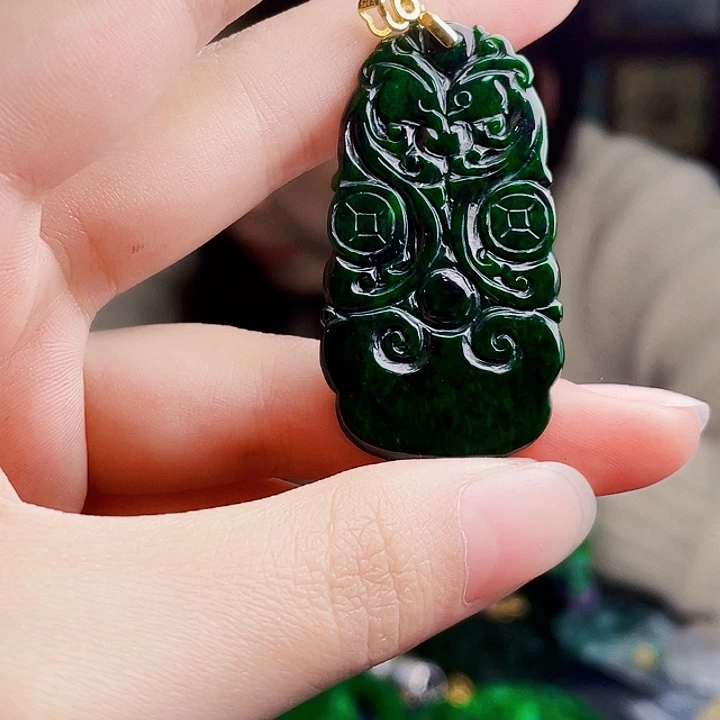 翡翠银S925镶嵌颈饰多样性