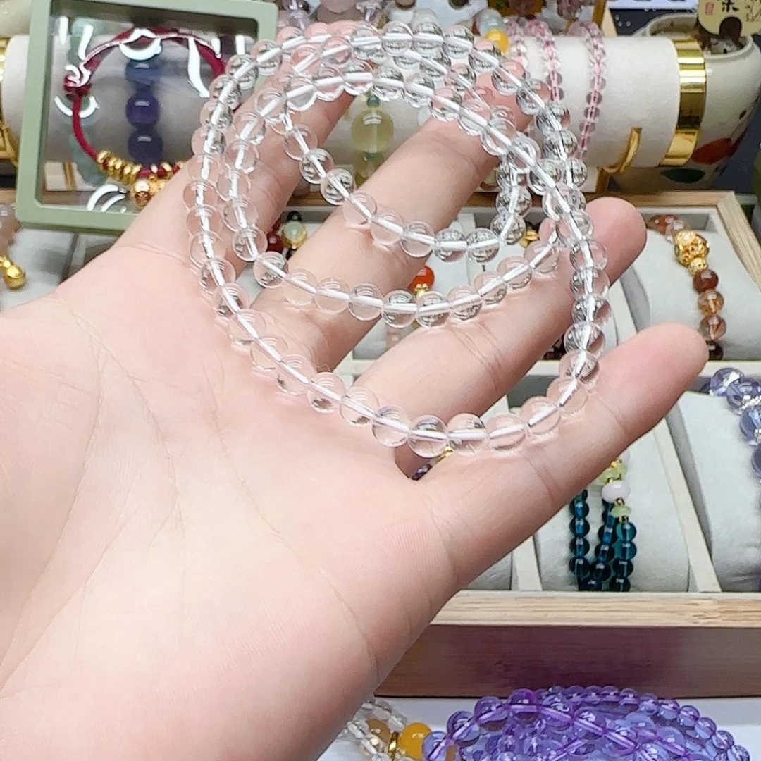 红***舞水晶未镶嵌手链水晶