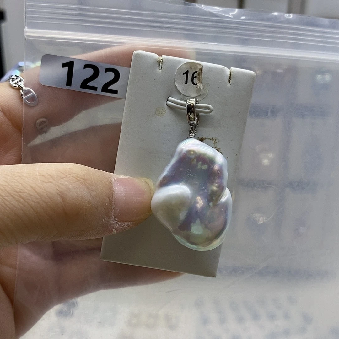 颈饰合金淡水珍珠