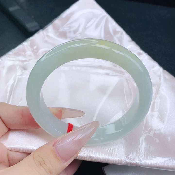 ****荷翡翠未镶嵌手镯56-57圈口