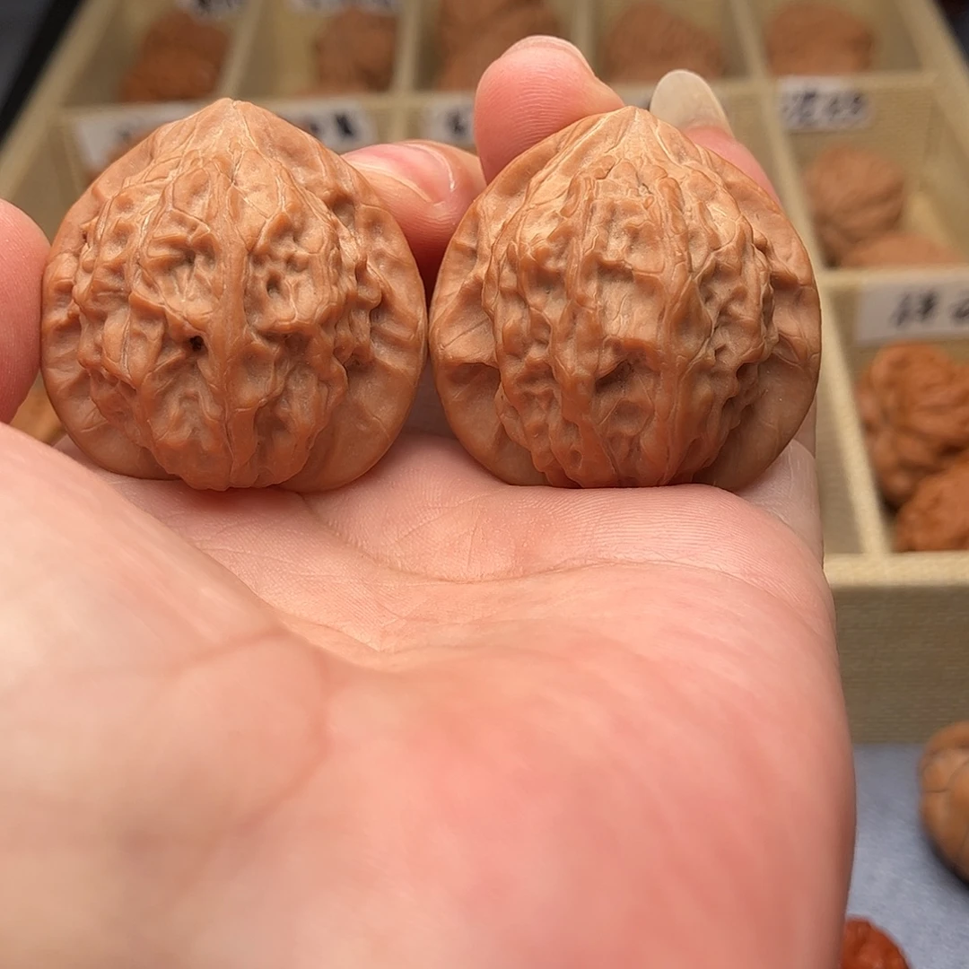 把件文玩核桃七步沟公子帽37（头货精品