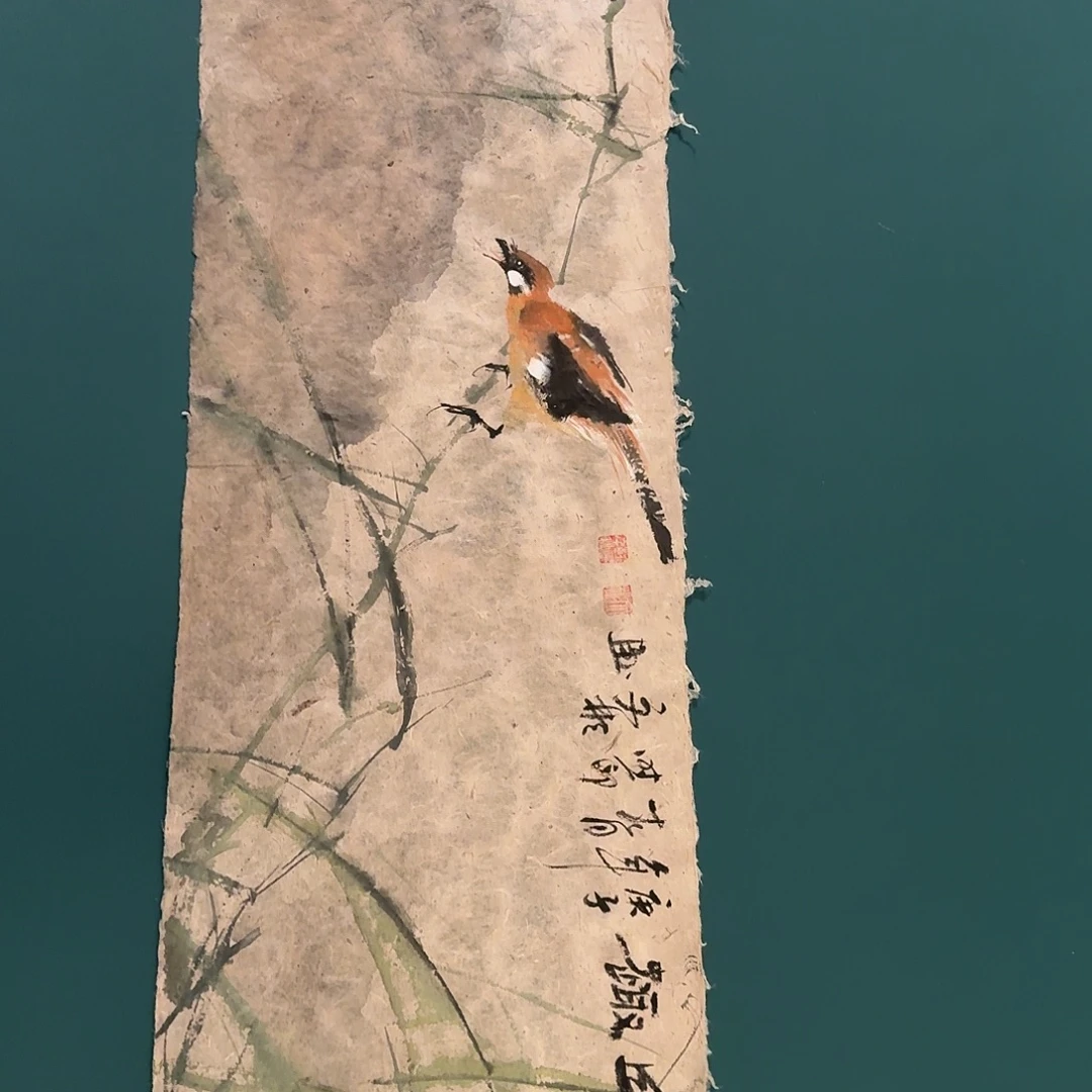 国画溥老师作品画作