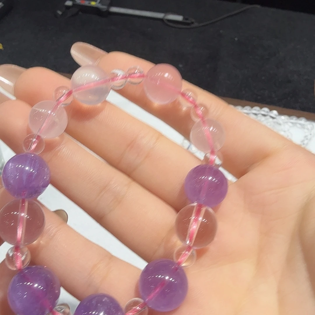 水晶薰衣草粉水兔毛白水