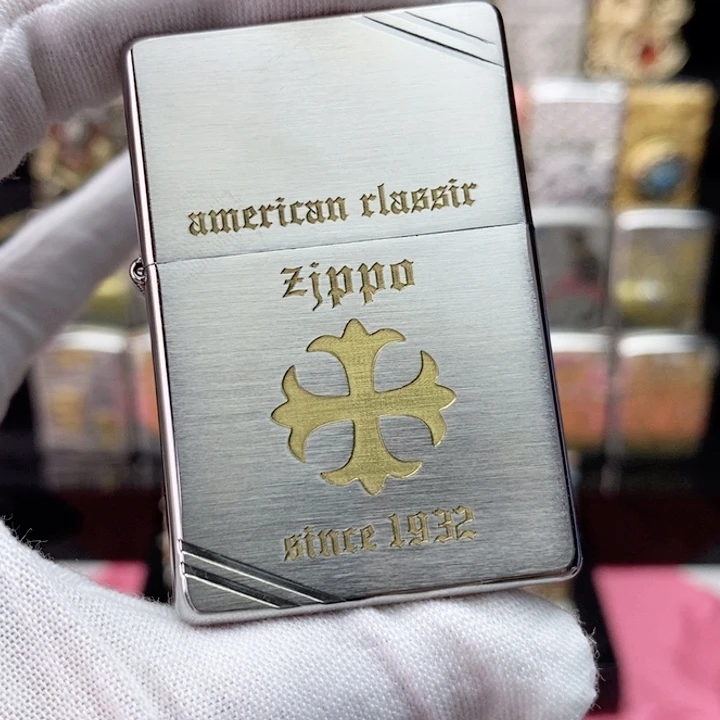 【闪购商品】铜只***式1937镀铬拉丝克罗心十字