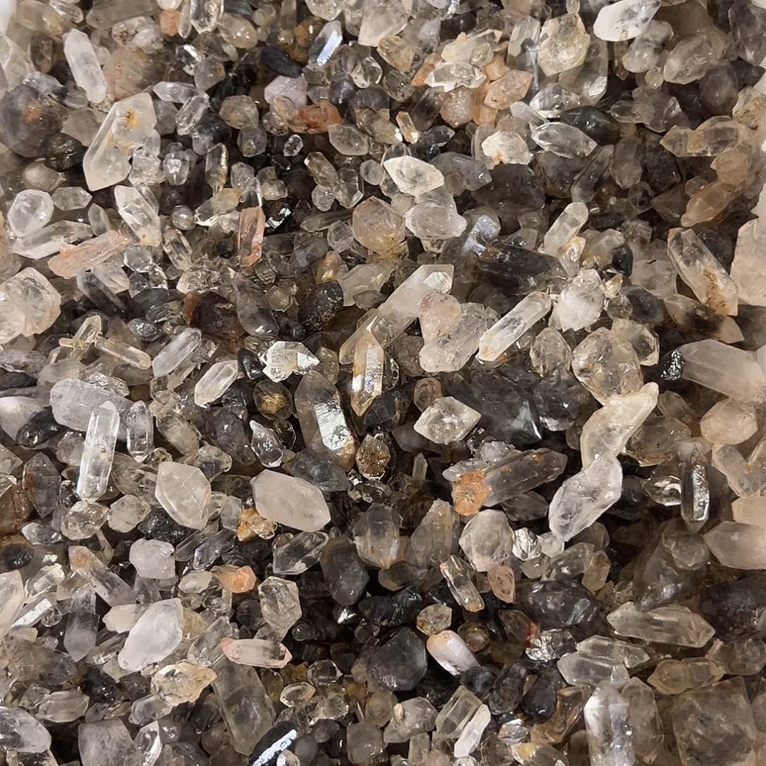 珠宝半成品水晶未镶嵌闪灵一斤