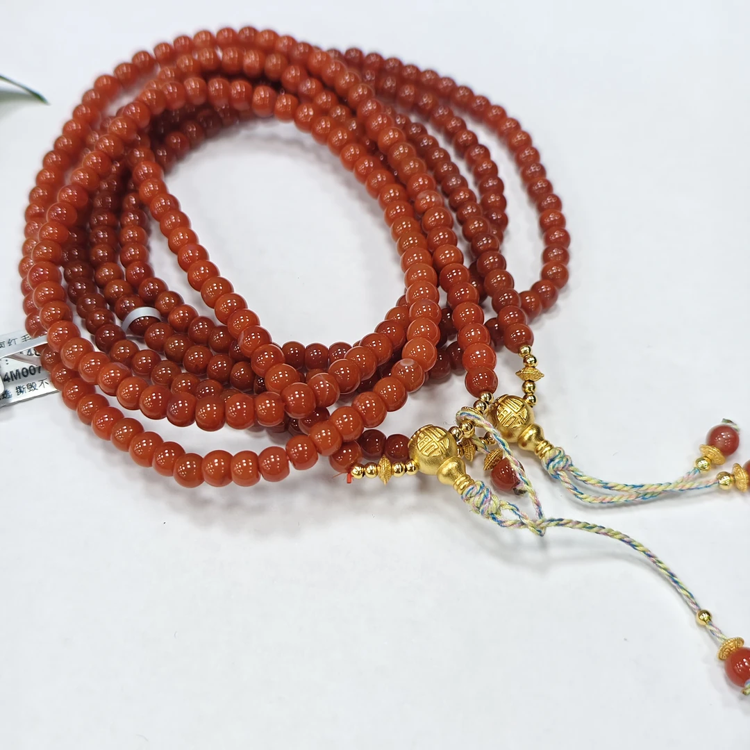 【书记甄选】天然南红毛衣链项链 多样性发一件 ZY2614