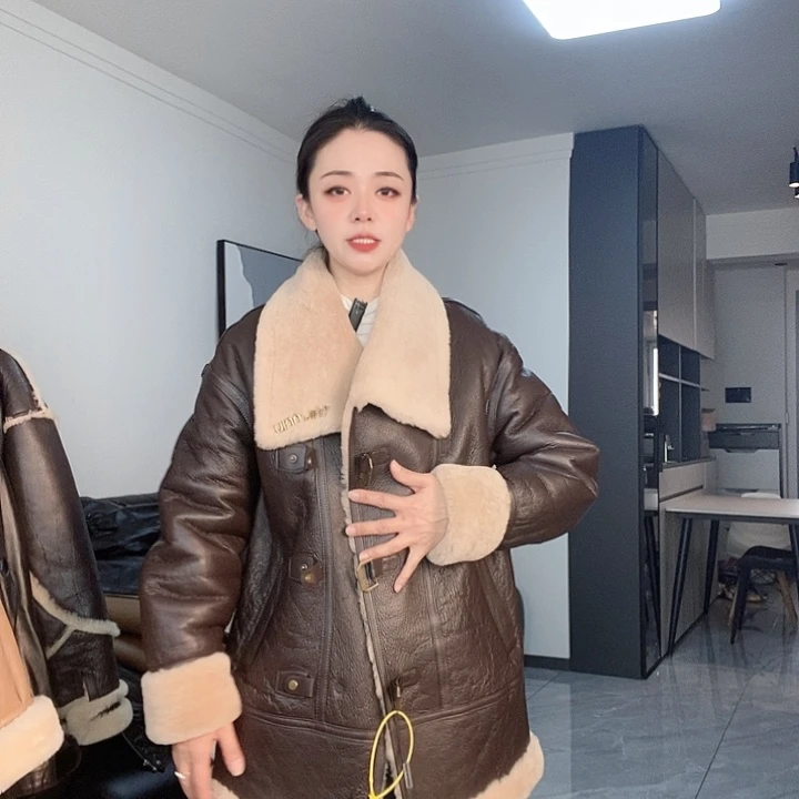 绵羊皮皮毛一体美丽奴M125斤内