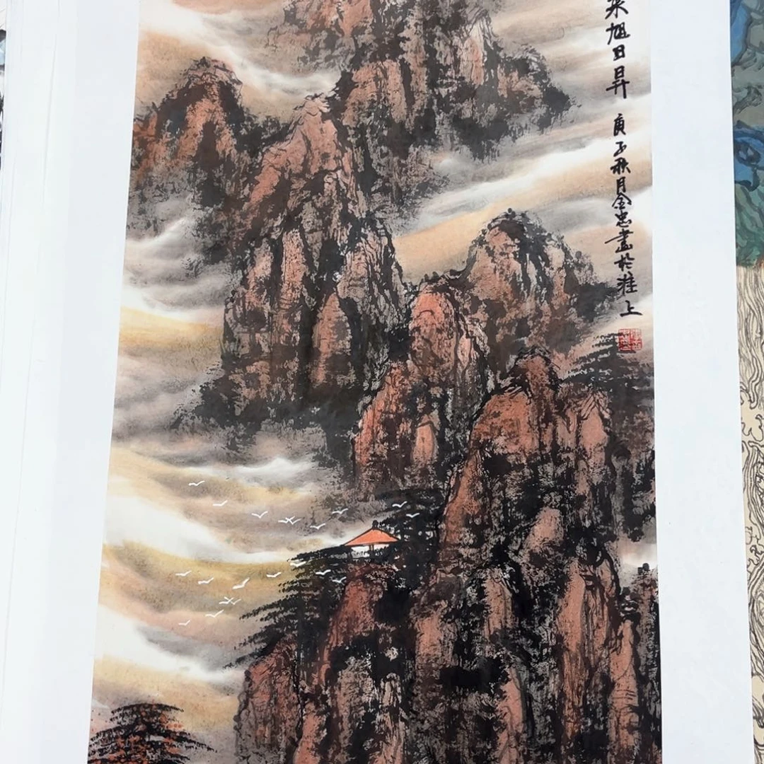 国画绘画张老师作品100,50