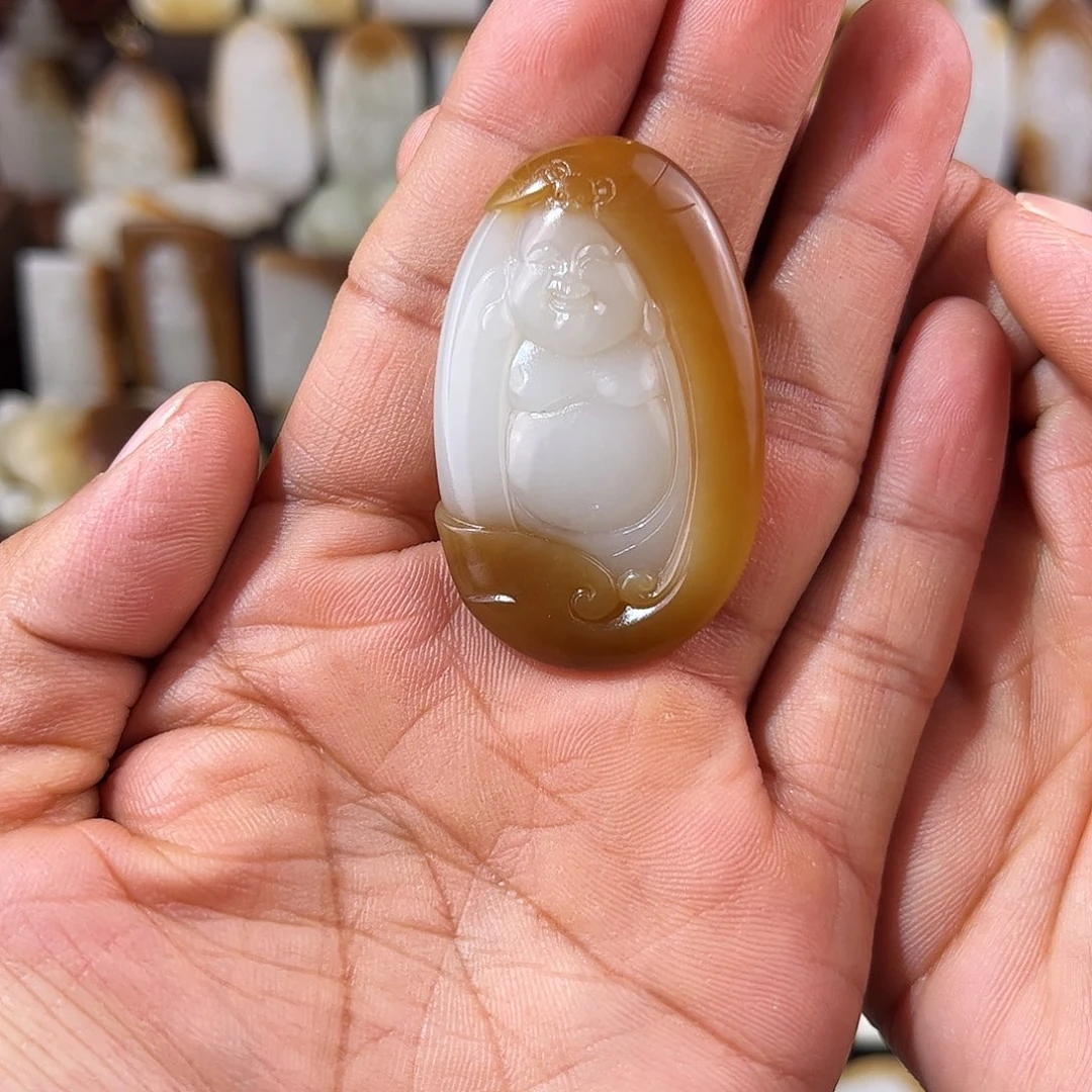 巜***丨和田玉（糖玉）未镶嵌颈饰