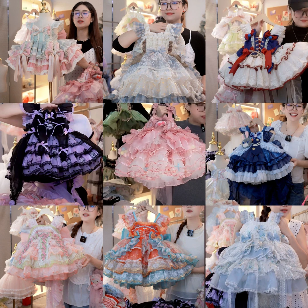 四季款福利专场<四季可穿女童洛丽塔0-9岁公主裙>