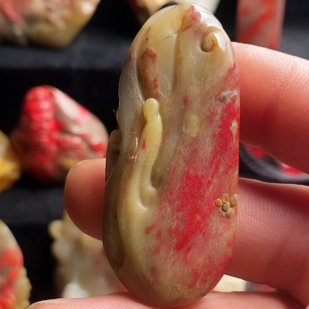 印石昌化石昌化鸡血石挂件